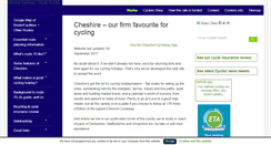 Desktop Screenshot of cheshirecycleway.co.uk